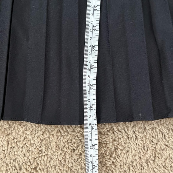 Vintage Y2K Pleated A-Line Mini High Neck Dress - Picture 9 of 9